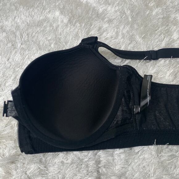 Victoria's Secret Sport Black Gray Knockout Front Close 38D - Picture 5 of 7